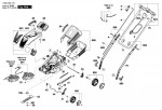 Bosch 3 600 HA6 271 Rotak 370 ER Lawnmower 230 V / GB Spare Parts Rotak370ER
